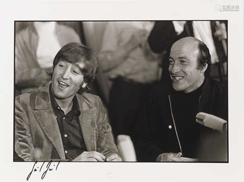 Günter Zint (German, b.1941): John Lennon and Richard Lester...