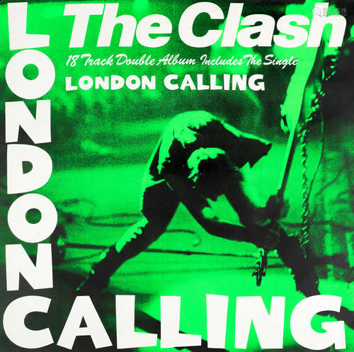 The Clash: A promotional poster for London Calling, CBS Reco...