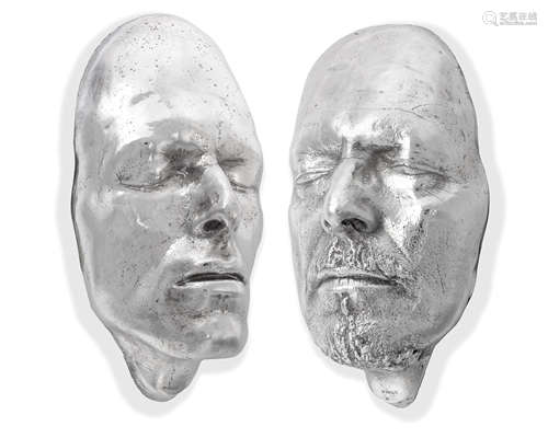 David Bowie (British, 1947-2016): Two Silver Shell and Resin...