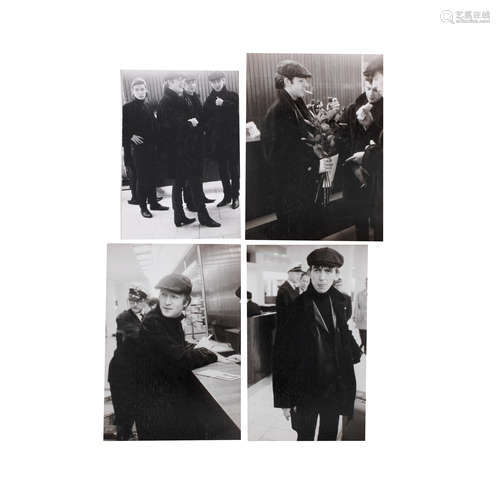 The Beatles: A group of rare photographs of the Beatles at H...