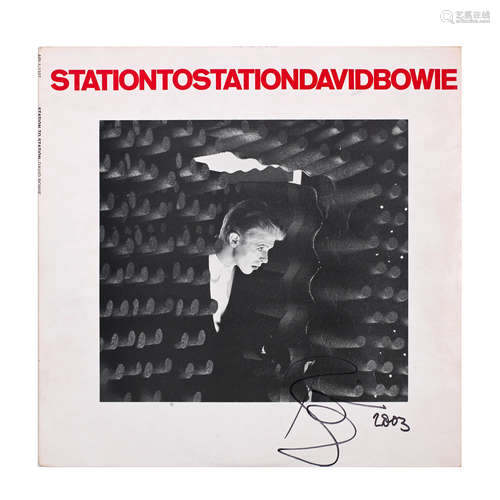 David Bowie: A Signed Station To Station album cover, 2003,