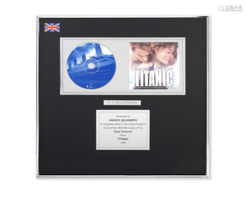 Titanic: A Triple 'Platinum' BPI Award, 1998,