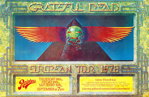 The Grateful Dead: A Rare Concert Poster, 1978,