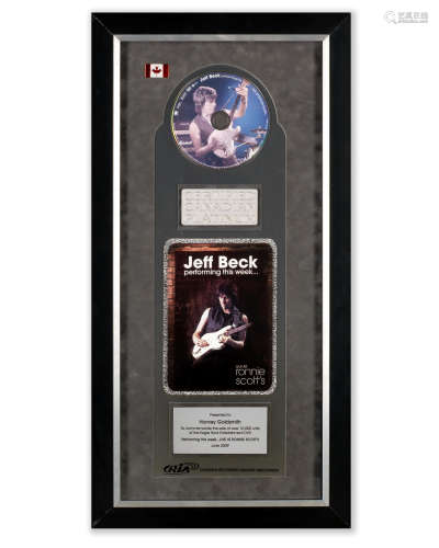 Jeff Beck: A 'Platinum' CRIA Award, 2008,