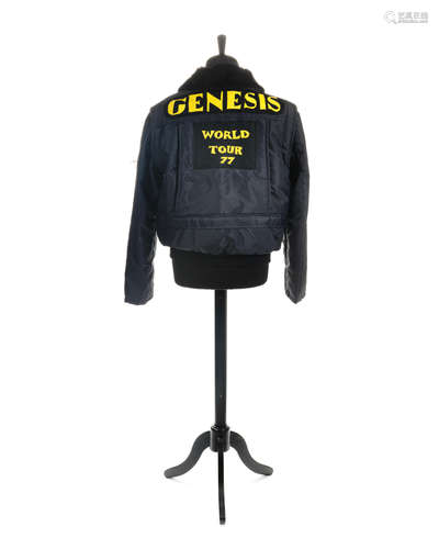 Genesis: A Black Bomber-style tour Jacket for Harvey Goldsmi...