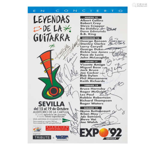 Various Musicians: An autographed Leyendas de la Guitarra Co...