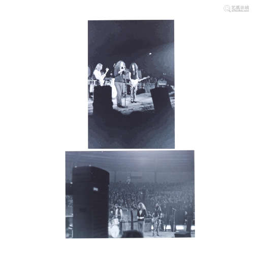 Led Zeppelin: A group of Photographs Taken At Their Concert,...