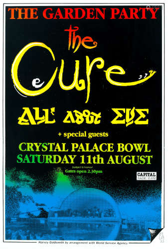 The Cure: a UK poster for The Cure, All About Eve, and Speci...