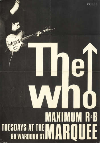 The Who: A promotional poster for the Who's weekly appearanc...