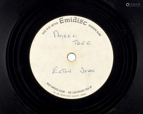Elton John: An acetate recording of The Angel Tree, probably...