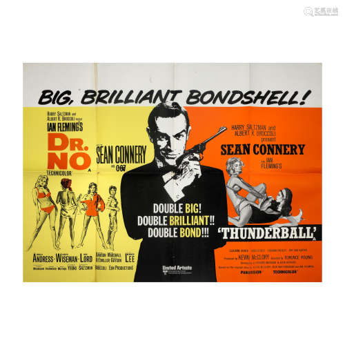 Dr. No/Thunderball, Eon Productions / United Artists, 1970s ...
