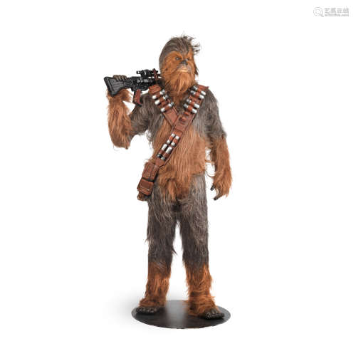 Star Wars: A life-sized promotional statue of Chewbacca, Dis...