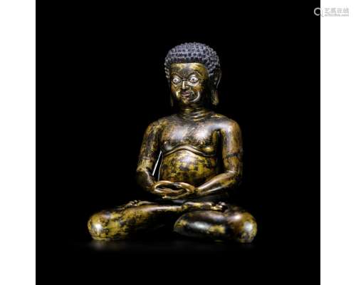 A Gilt-Bronze Figure of Buddha