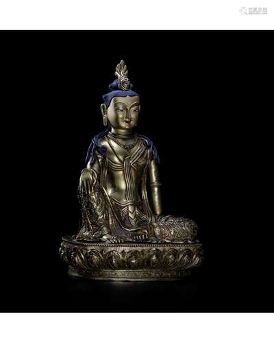 A Gilt-Bronze Figure of Guanyin