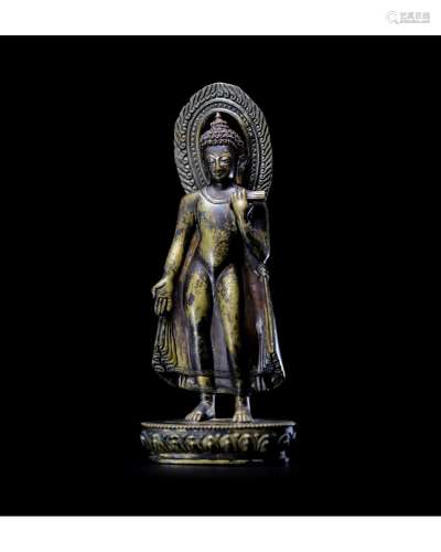 A Bronze Figure of Shakyamuni