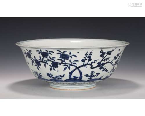 A Blue And White Porcelain Bowl