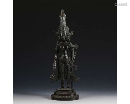 A Bronze Figure of Standing Avalokitesvara