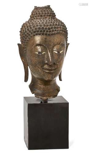 Property of a Gentleman (lots 36-85) A large bronze head of ...