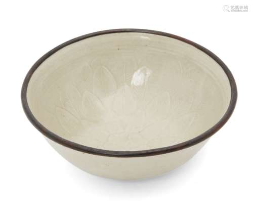 A Chinese Dingyao 'floral' bowl, Northern Song - Jin Dynasty...