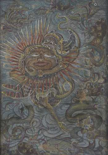 DEWA MADE SEK (Balinese, 20th century), tempera on canvas, f...