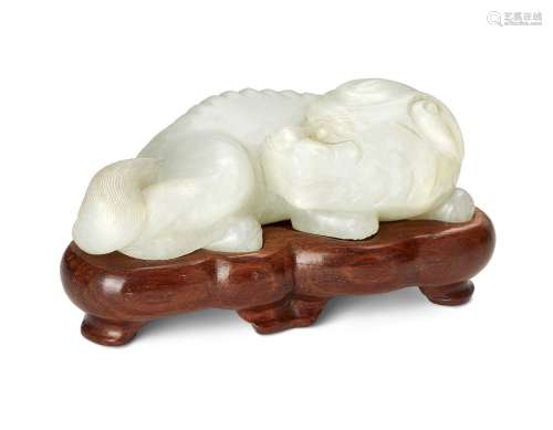 Property of a Gentleman (lots 36-85) A Chinese white jade re...