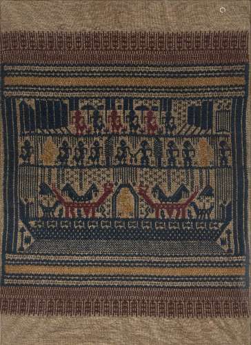 An Indonesian Ikat panel, East Timor, early 20th century, de...
