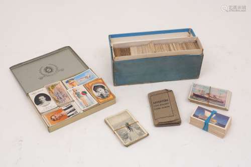 A collection of cigarette and tea cards, 20th century, to in...
