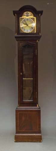 A modern mahogany longcase clock by Tempus Fugit, West Germa...