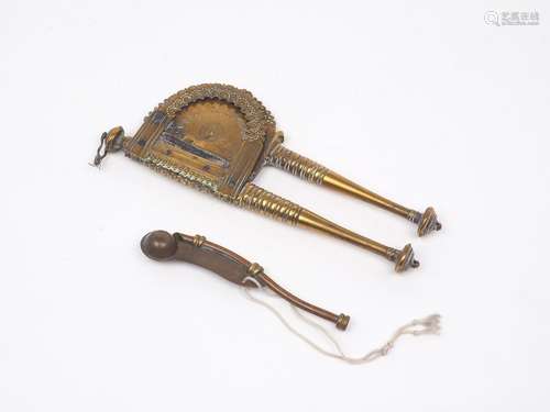 A pair of Indian betel nut cutters, 20th century, of typical...