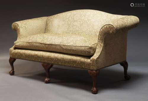 A George II style sofa, by repute purchased from George Smit...