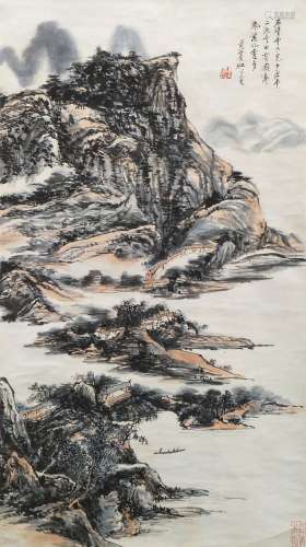 HUANG BINHONG (Manner of Chinese, 1864-1955), extensive land...