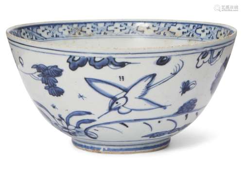 A Chinese porcelain bowl, Ming dynasty, 17th century, painte...