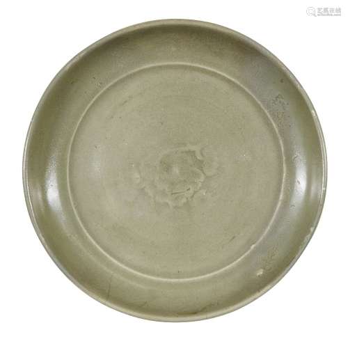 A Chinese Longquan celadon dish, Ming dynasty, 15th/16th cen...