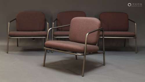 David Irwin, A set of four 'Working Girl' lounge chairs for ...
