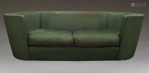A contemporary two seater 'Plaza' sofa by Conran, with curve...