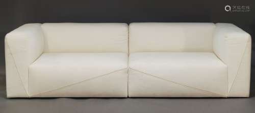 Fendi, a large modern sofa, of recent manufacture upholstere...