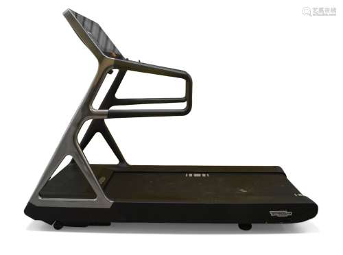A Technogym treadmill, of recent manufacture, 148cm high, 20...