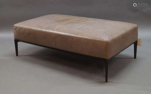 Walter Knoll, a large contemporary footstool, of recent manu...