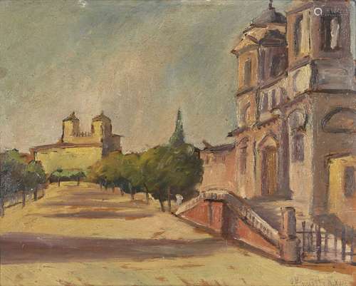 C. Homettia, French/Moroccan, early 20th century- City stree...