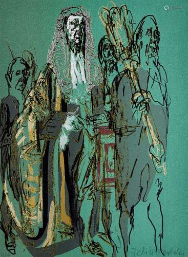 Feliks Topolski RA, Polish/British 1907-1989- The Lord Chanc...