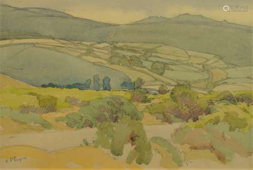 Edward Raymond Payne, British 1906-1991- Landscape; watercol...