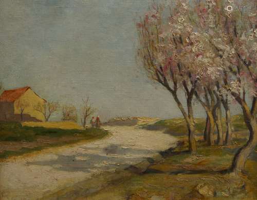 French School, late 19th/early 20th century- Landscape in Av...