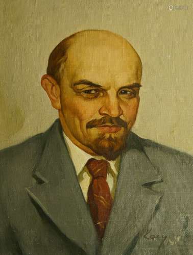 Russian School, mid-late 20th century- Portrait of Vladimir ...