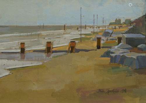 John Sprakes RBA ROI, British b.1936- High Tide; acrylic on ...