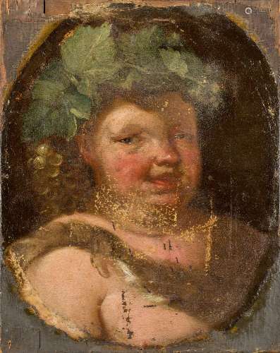 Italian School, 18th century- Portrait of Bacchus; oil on ca...