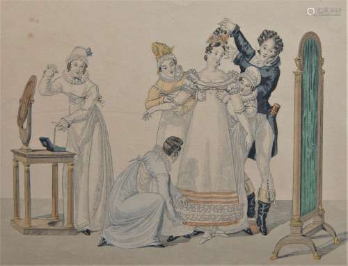 Pierre La Mésangère, French 1761-1831- Le Bon Genre, No. 94,...