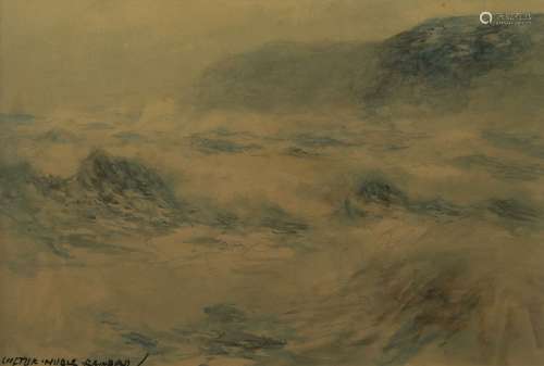 Victor Noble Rainbird, British 1887-1936- Waves offshore; wa...
