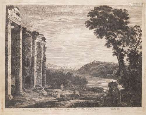 James Mason, British 1710-c.1785- Landscape and Ruins, after...