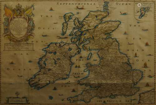 Richard Blome, British 1635-1705- A Generale Mapp of the Isl...