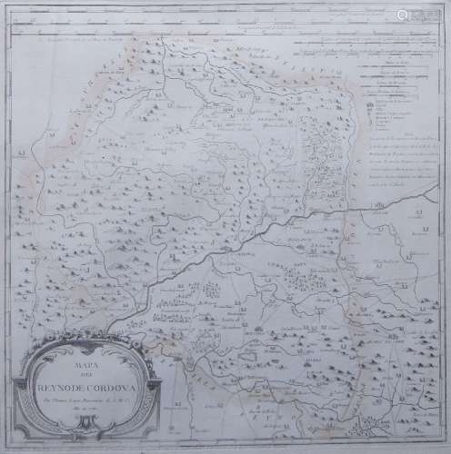 Tomas Lopez, Spanish 1730-1802- Mapa del Reynolde Cordova, 1...